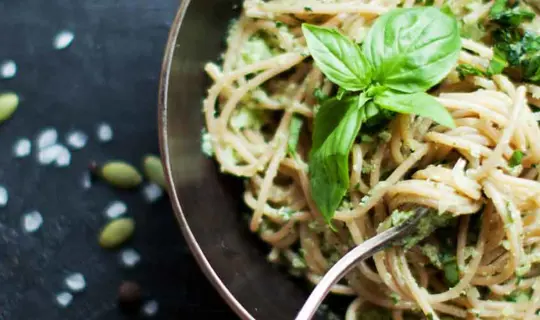 Lemon And Basil Pasta 