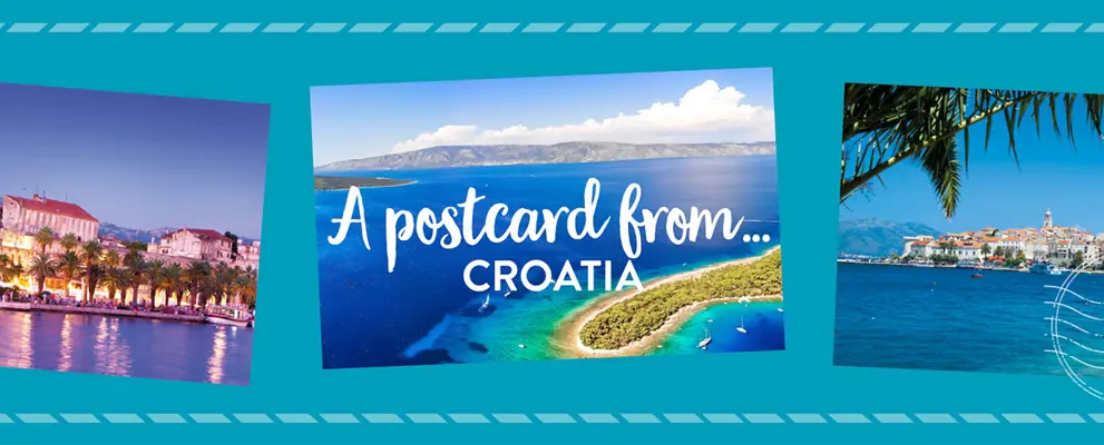 A Postcard From Croatia Banner